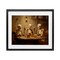 Stupell Industries Skeletons Drinking at Tavern Framed Print Under Glass, design by Arlington Prints